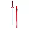 LEAN TOYS Katana in legno spada giocattolo da allenamento rosso 70cm