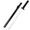 LEAN TOYS Katana in legno spada giocattolo da allenamento nero 70cm