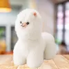 LEAN TOYS peluche lama bianco 40 x 40 cm