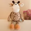 LEAN TOYS mascotte in peluche giraffa maculata 25 cm