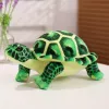 LEAN TOYS mascotte in peluche tartaruga peluche verde 25 cm