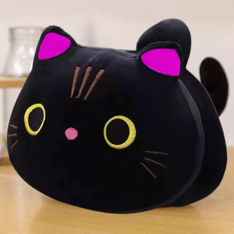LEAN TOYS mascotte in peluche gatto nero 18 cm