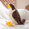 LEAN TOYS Peluche falco uccello marrone 30 cm