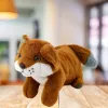 LEAN TOYS Peluche volpe marrone 28 cm