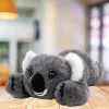 LEAN TOYS Peluche koala orso sdraiato grigio 30 cm