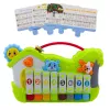 LEAN TOYS Pianoforte musicale Forest xilofono carte delle note 5 pz.