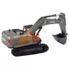 Huina Escavatore cingolato in metallo con benna mobile nero 1:50