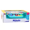 LEAN TOYS Pianoforte interattivo per bambini Gears blu
