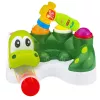 LEAN TOYS Gioco arcade palla batti scivolo martello coccodrillo interattivo