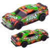 LEAN TOYS XS06 Auto da corsa con trazione, luci e suoni arancione blu