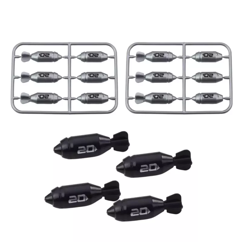 LEAN TOYS Nave sottomarino con lancio siluri, guida, grigio, 28 cm