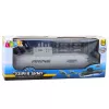LEAN TOYS Nave sottomarino con lancio siluri, guida, grigio, 28 cm