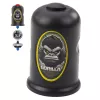 LEAN TOYS Set disco volante gorilla nero con trottola e lanciatore