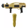 LEAN TOYS Bazooka pistola ad acqua con pompa, 73 cm, beige, 1100 ml