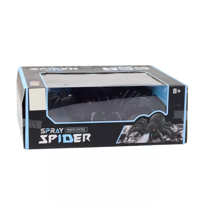 LEAN TOYS Ragno telecomandato Black Widow con effetto fumo