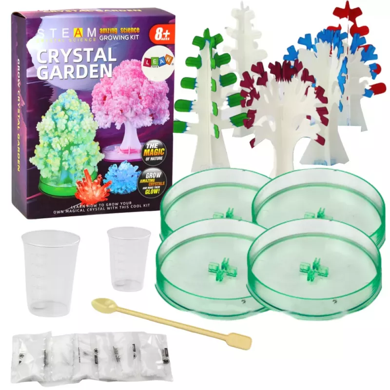 LEAN TOYS Kit educativo per coltivare alberi di cristallo