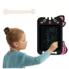 LEAN TOYS Lavagna con pennarello per scrivere LCD penna gatto nero