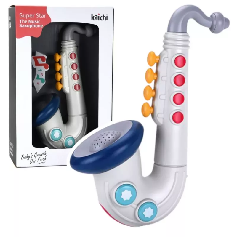 LEAN TOYS Sassofono musicale per bambini strumento interattivo