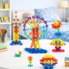 LEAN TOYS Set di mattoncini fiocco di neve in valigetta 140 pz.
