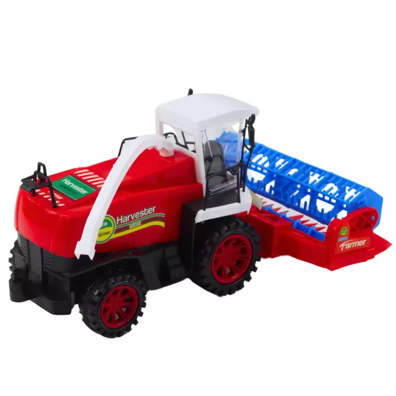 LEAN TOYS Mietitrebbia agricola barra di taglio con azionamento rossa