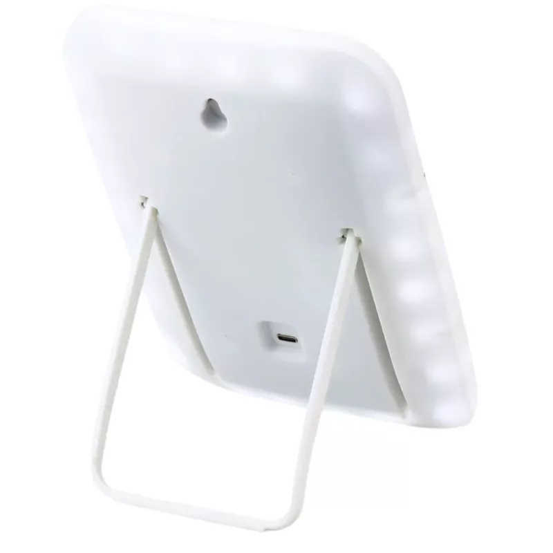 LEAN Specchio da trucco illuminato a LED senza fili bianco