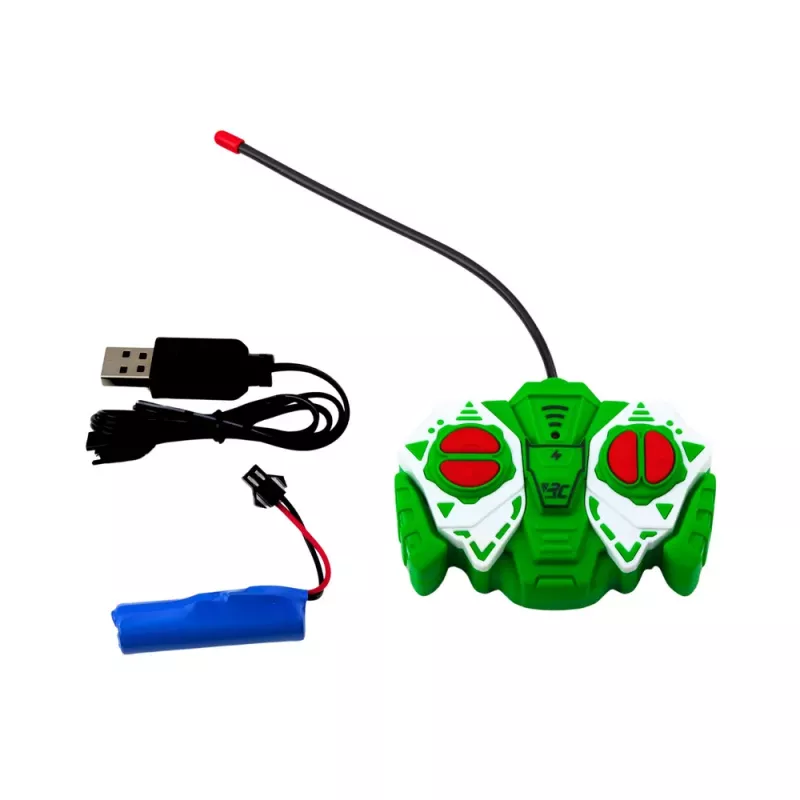 LEAN TOYS Trattore agricolo RC radiocomandato verde 1:24