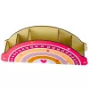 LEAN Organizer da scrivania in legno per bambini arcobaleno rosa