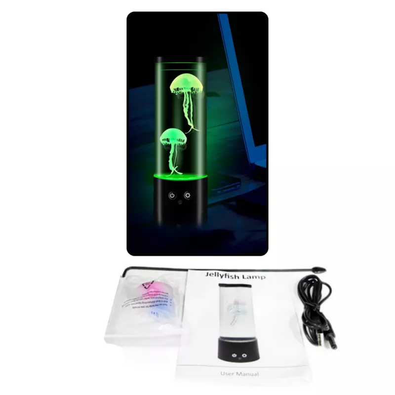 LEAN Lampada medusa LED decorativa a batteria con cavo USB