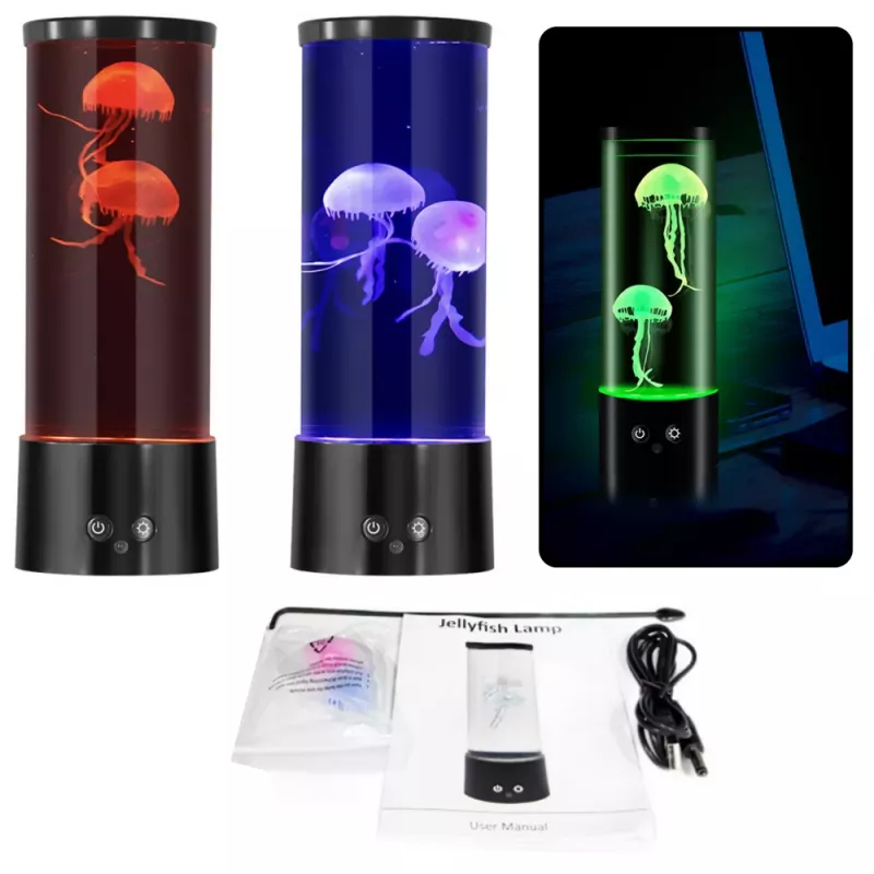 LEAN Lampada medusa LED decorativa a batteria con cavo USB