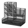 LEAN Contenitore organizer da ufficio in metallo nero