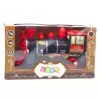 LEAN TOYS Locomotiva elettrica classica con sensore di ostacoli, luci e suoni