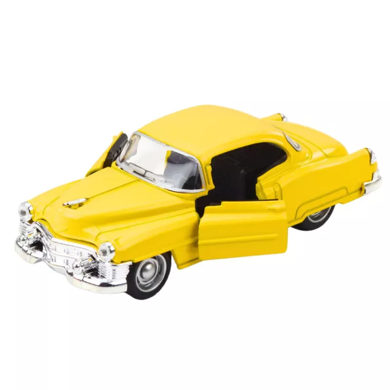 LEAN TOYS Auto classica anni '50 in metallo con trazione pull-back, portiere apribili 1:32, assortimento