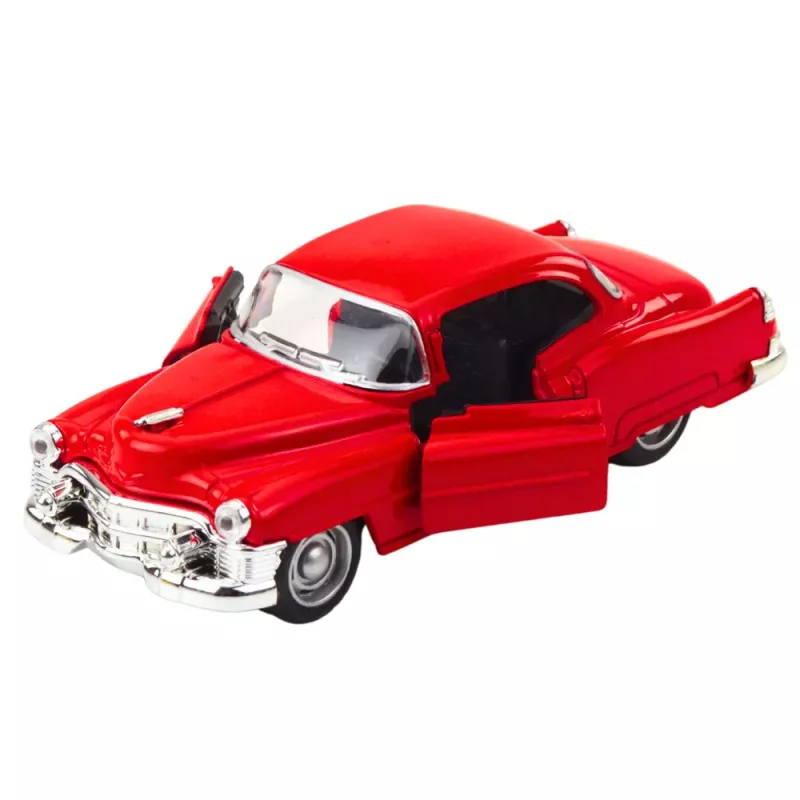 LEAN TOYS Auto classica anni '50 in metallo con trazione pull-back, portiere apribili 1:32, assortimento