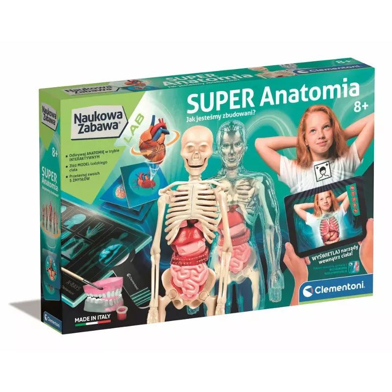 Clementoni Science & Play Super Anatomy kit scientifico educativo 50919