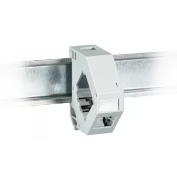EFB-Elektronik supporto per moduli Keystone 1 porta, per guida DIN, plastica