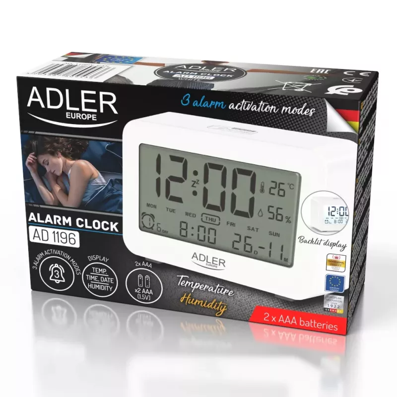 Adler AD 1196 bollitore elettrico, bianco