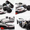 LEAN TOYS Mattoncini da costruzione Auto da corsa F1 bianca e rossa 1235 pz.