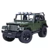 LEAN TOYS Mattoncini da costruzione Auto off-road verde khaki 2078 pezzi