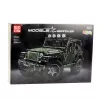 LEAN TOYS Mattoncini da costruzione Auto off-road verde khaki 2078 pezzi