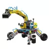 LEAN TOYS Mattoncini da costruzione Escavatore cingolato tutto terreno 1392 pz.