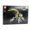 LEAN TOYS Mattoncini da costruzione Escavatore cingolato tutto terreno 1392 pz.