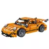 LEAN TOYS Mattoncini da costruzione Auto da corsa GT arancione 1:14 1268 pz.