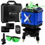LEAN Livella laser 4D a piano 16 linee valigetta 2 batterie blu