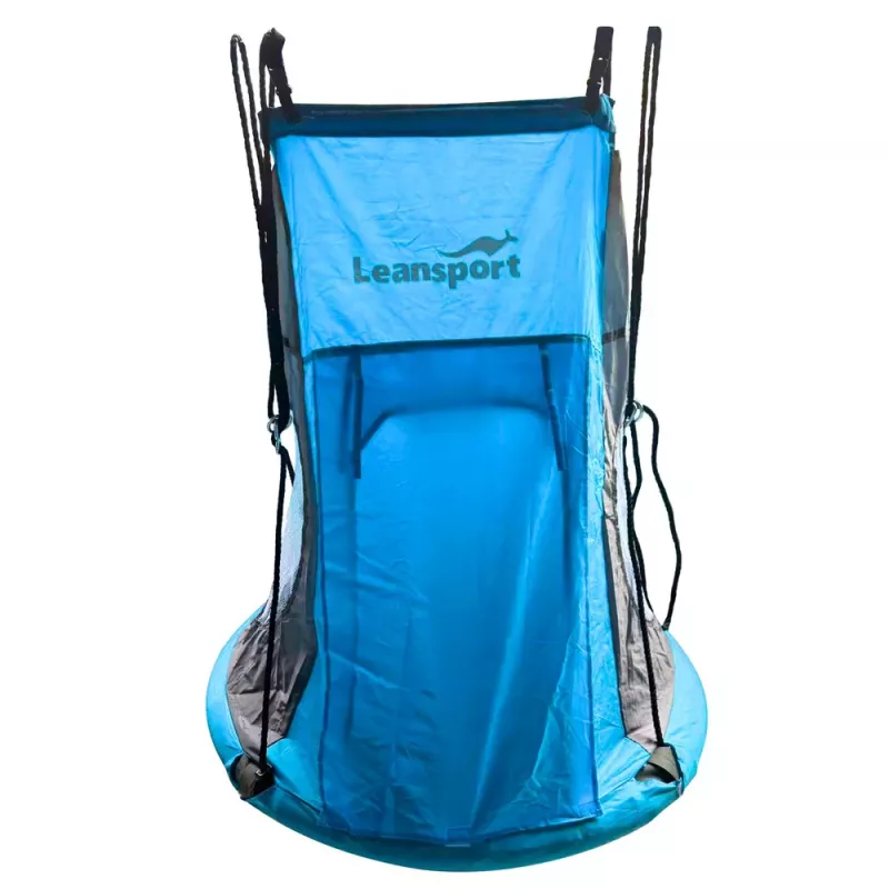 LEAN SPORT Altalena nido a forma di nido di cicogna blu 90-100CM