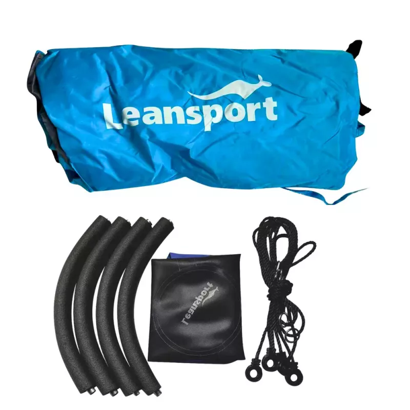LEAN SPORT Altalena nido a forma di nido di cicogna blu 90-100CM