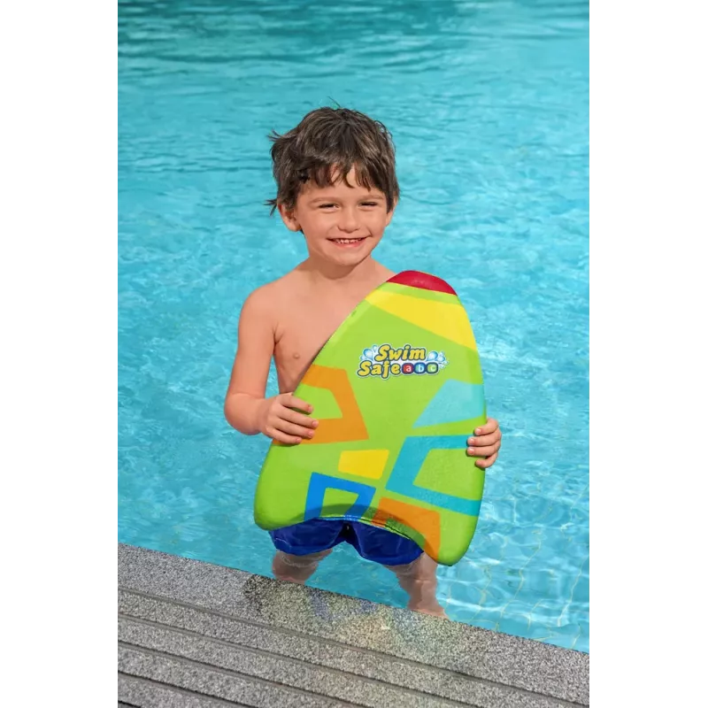 Bestway 32155 Tavola didattica verde - Tavola da nuoto in schiuma EVA per bambini