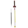 LEAN Penna a sfera Katana spada anime metallo inchiostro nero ricaricabile bianco e giallo
