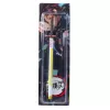 LEAN Penna a sfera Katana spada anime metallo inchiostro nero ricaricabile bianco e giallo