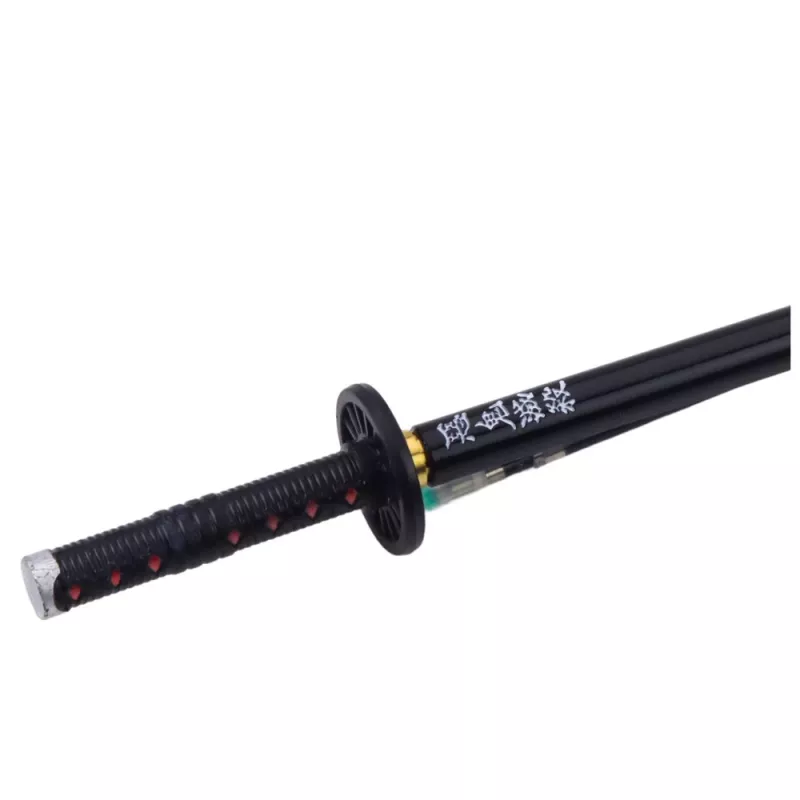 LEAN Penna a sfera Katana spada anime metallo inchiostro nero ricaricabile nero