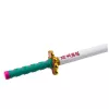 LEAN Penna a sfera Katana spada anime metallo inchiostro nero ricaricabile turchese